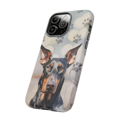 Doberman Phone Case by Tough Cases (Apple iPhone, Samsung Galaxy, and Google Pixel)