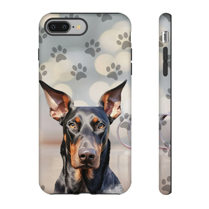 Doberman Phone Case by Tough Cases (Apple iPhone, Samsung Galaxy, and Google Pixel)