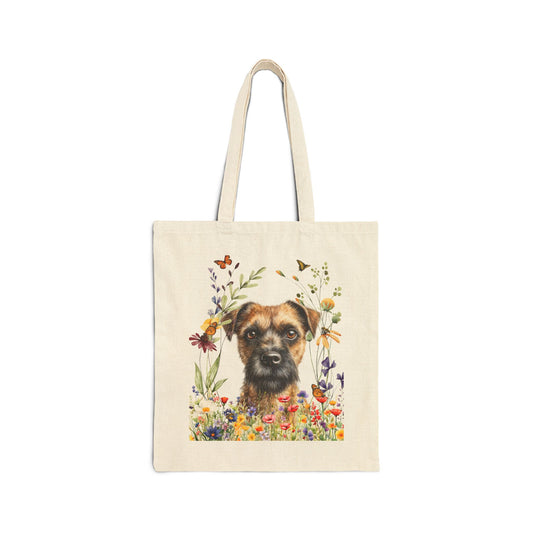 Border Terrier Canvas Tote Bag