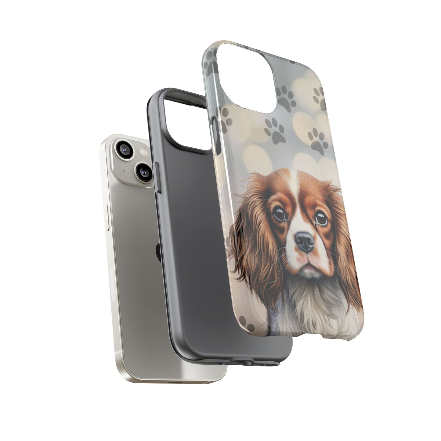Cavalier King Charles Spaniel phone case by Tough Cases (Apple iPhone, Samsung Galaxy, and Google Pixel)