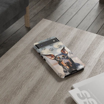 Doberman Phone Case by Tough Cases (Apple iPhone, Samsung Galaxy, and Google Pixel)