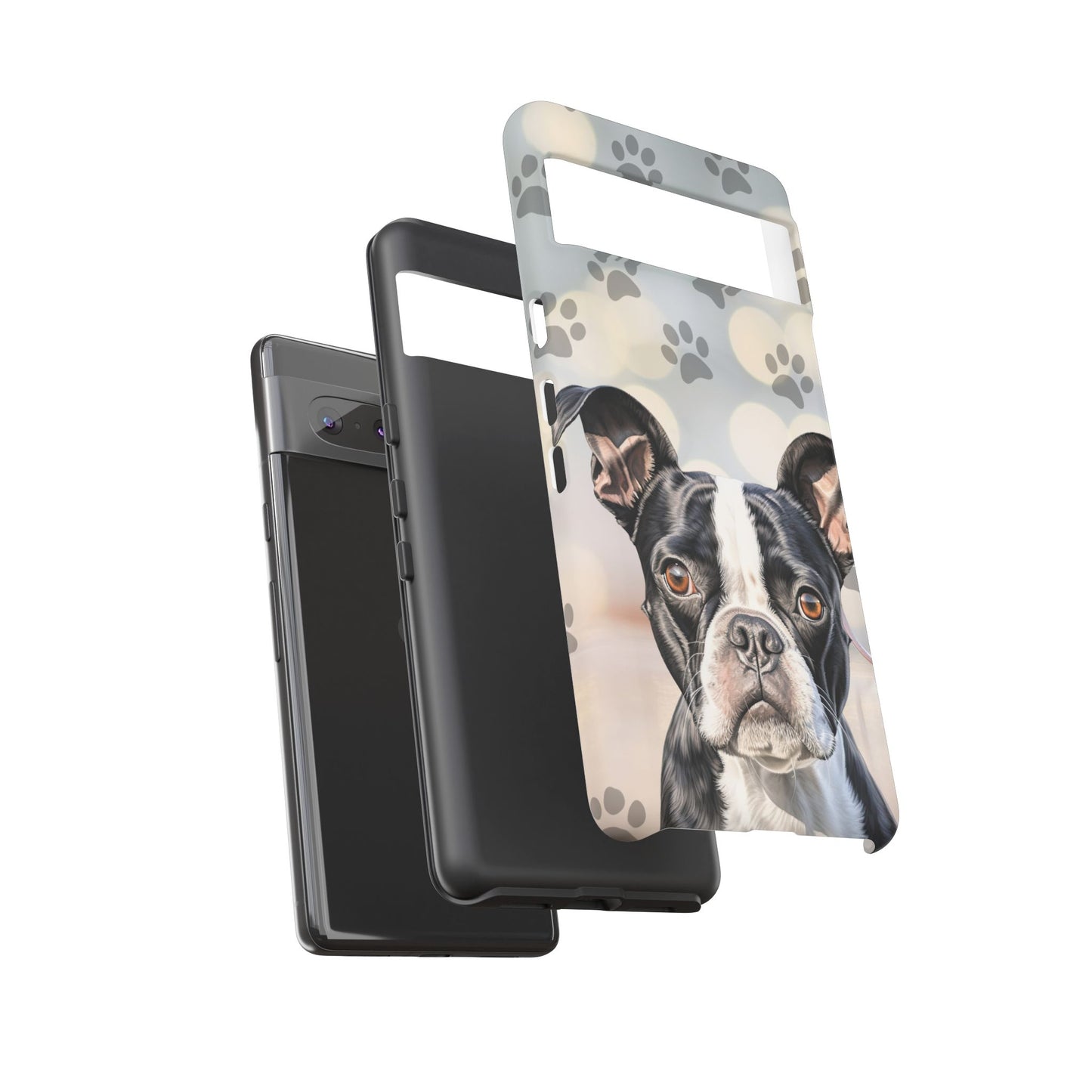 Boston Terrier Phone Case by Tough Cases (Apple iphone, Samsung galaxy, Google Pixel) Boston Terrier