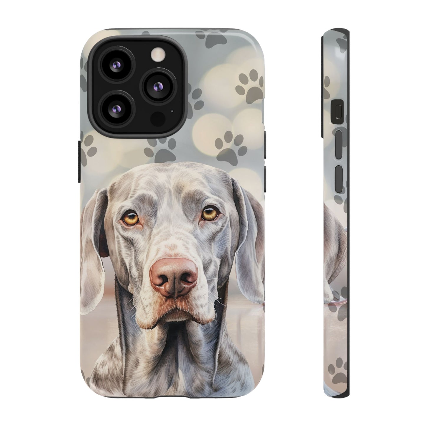 Weimaraner Phone Case by Tough Cases (Apple iPhone, Samsung Galaxy, and Google Pixel)