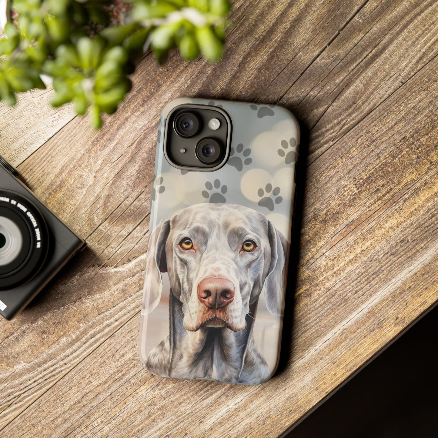 Weimaraner Phone Case by Tough Cases (Apple iPhone, Samsung Galaxy, and Google Pixel)