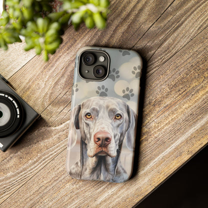 Weimaraner Phone Case by Tough Cases (Apple iPhone, Samsung Galaxy, and Google Pixel)