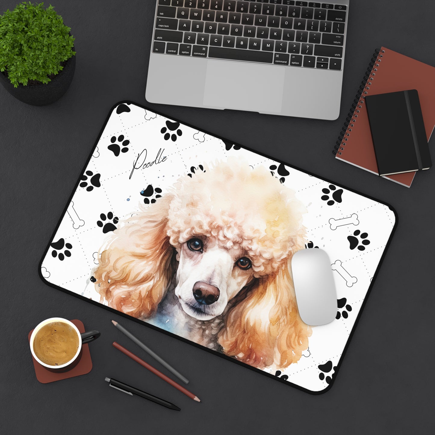 Poodle Desk Mat