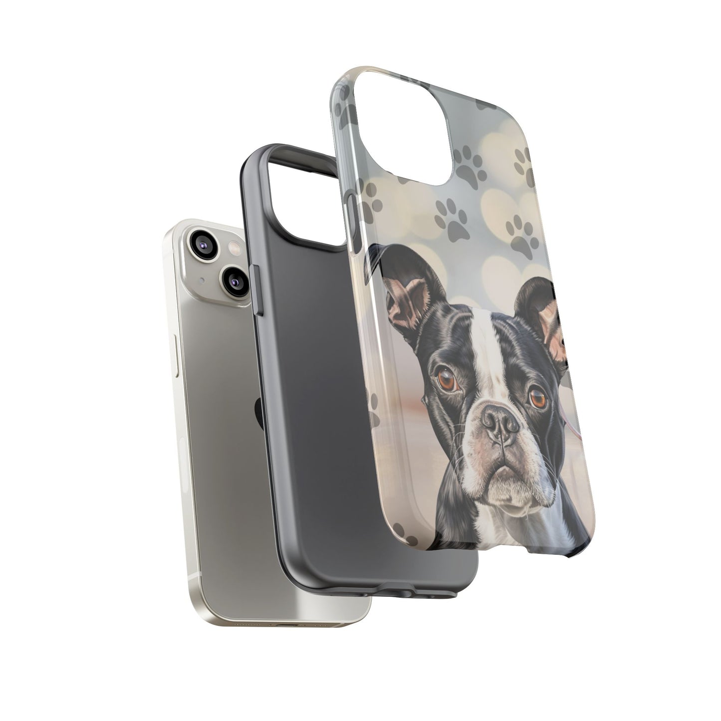 Boston Terrier Phone Case by Tough Cases (Apple iphone, Samsung galaxy, Google Pixel) Boston Terrier