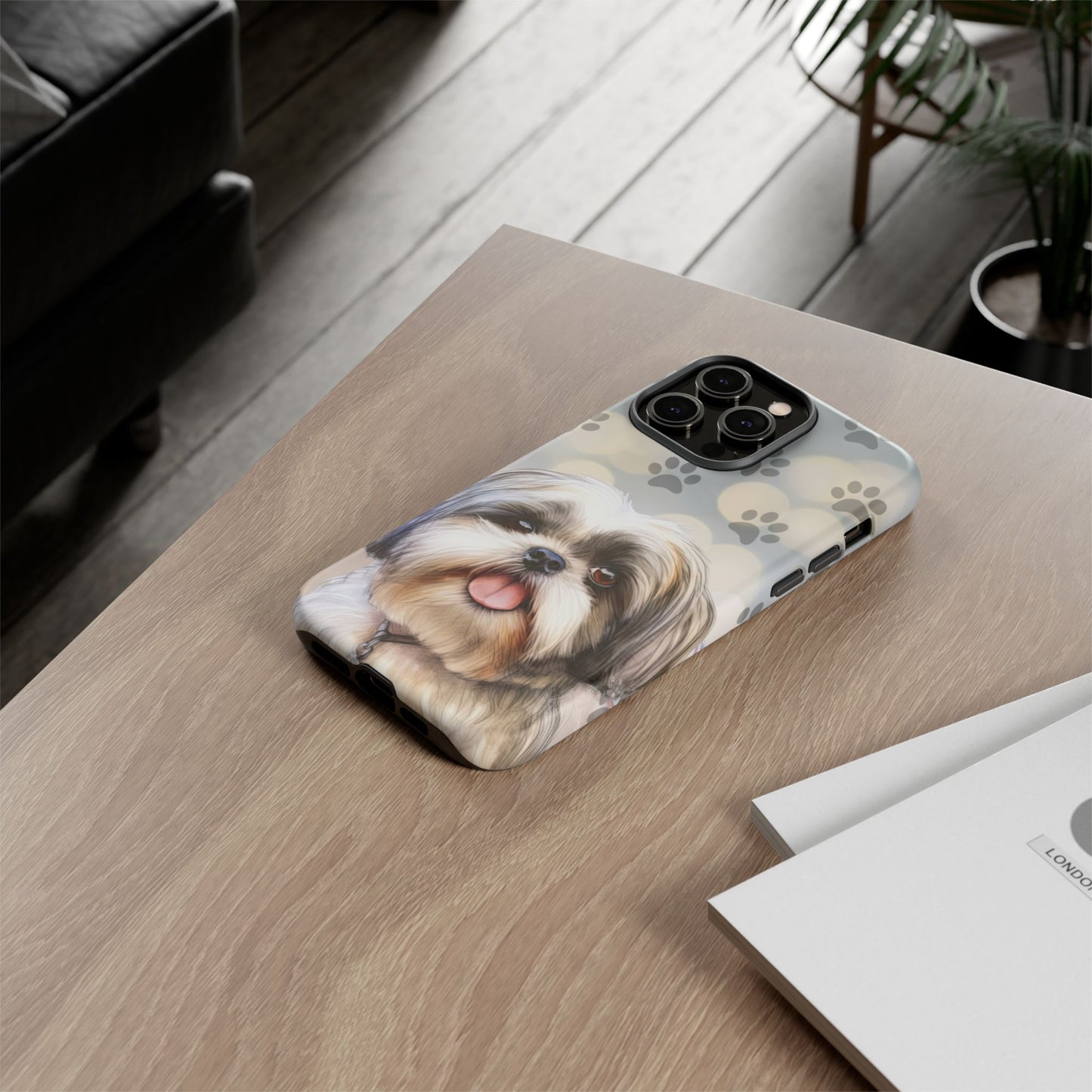 Shih Tzu iPhone 15 Case by Tough Cases (iPhone 15, Pro, Plus and Pro Max)