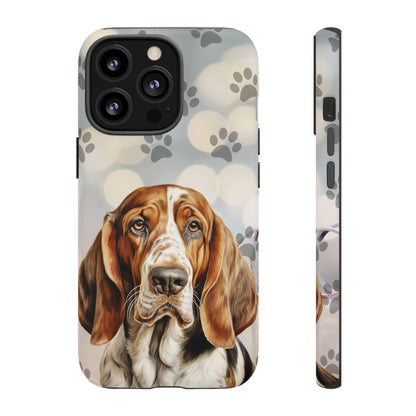 Basset Hound Phone Case by Tough Cases (Apple iPhone, Samsung Galaxy, and Google Pixel)