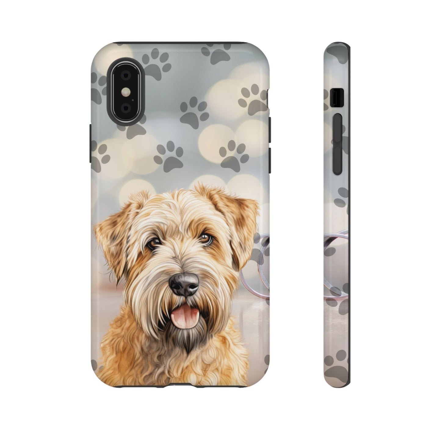 Self-Coated Wheaten Terrier by Tough Cases (Apple iPhone, Samsung Galaxy, and Google Pixel)