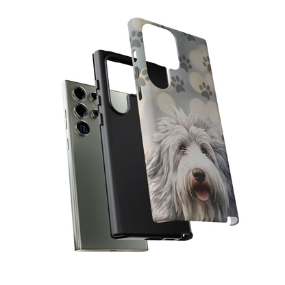 Old English Sheepdog by Tough Cases (Apple iPhone, Samsung Galaxy, and Google Pixel devices)