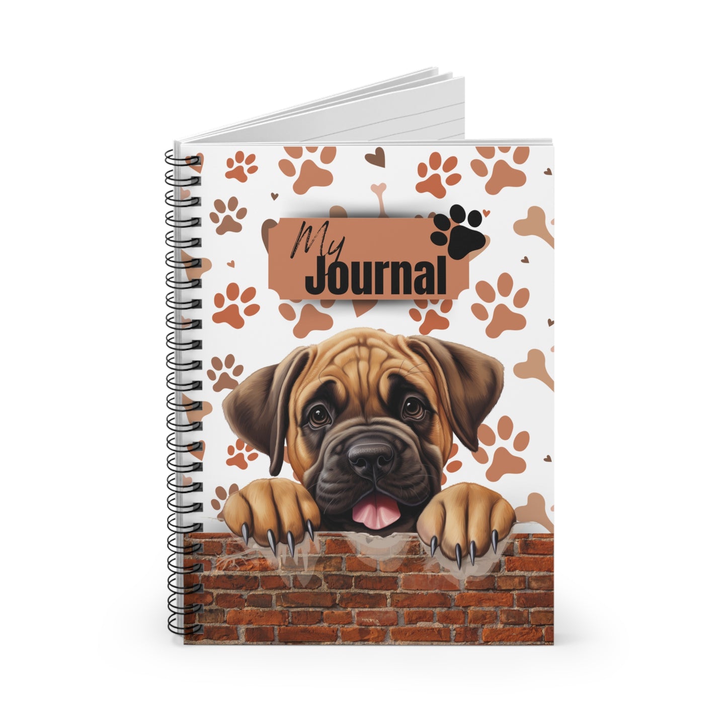 Mastiff Spiral Notebook - Ruled Line