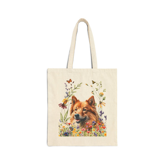 Finnish Spitz Canvas Tote Bag