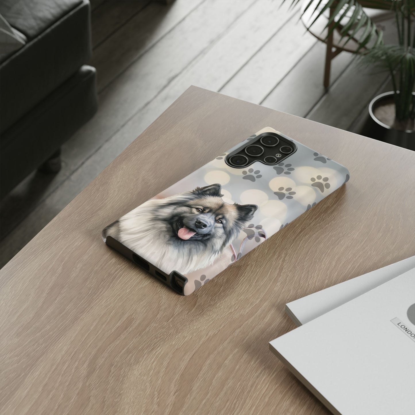 Keeshond Phone Case by Tough Cases ( Apple iPhone, Samsung Galaxy, and Google Pixel)