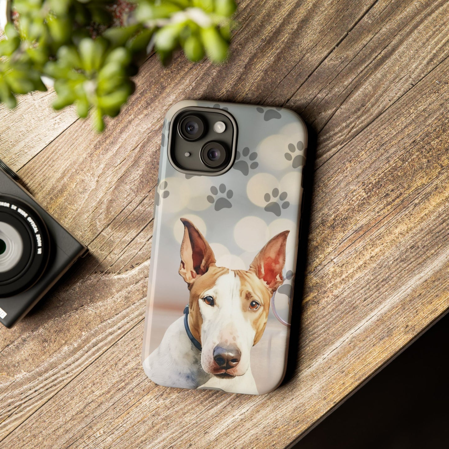 Bull Terrier Phone Case by Tough Cases (Apple iPhone, Samsung Galaxy, and Google Pixel)
