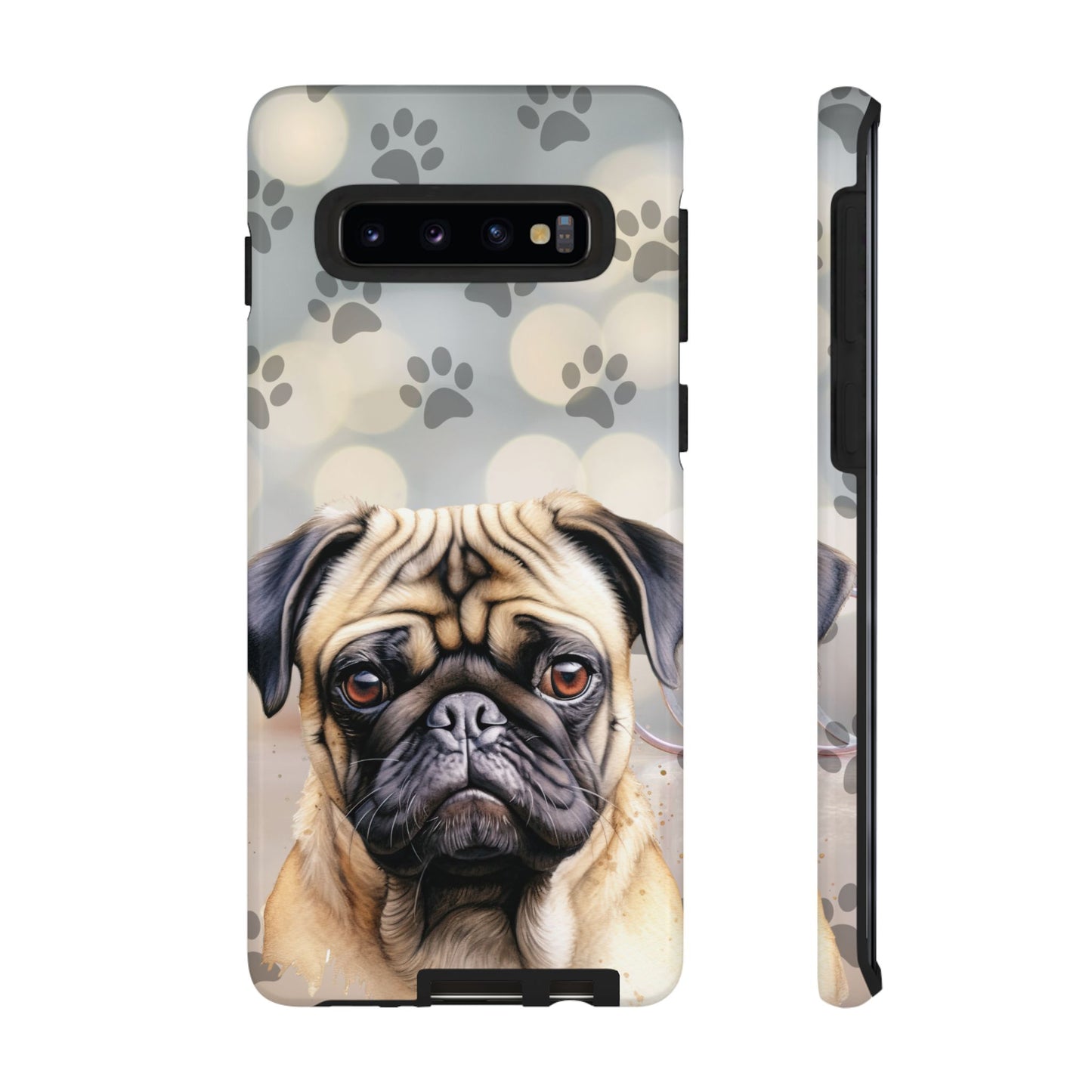 Pug Phone Case by Tough Cases (Apple iPhone, Samsung Galaxy, and Google Pixel)