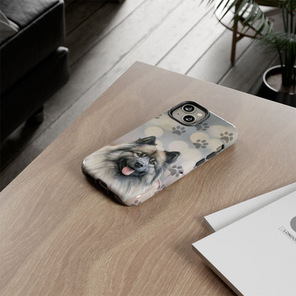 Keeshond Phone Case by Tough Cases ( Apple iPhone, Samsung Galaxy, and Google Pixel)