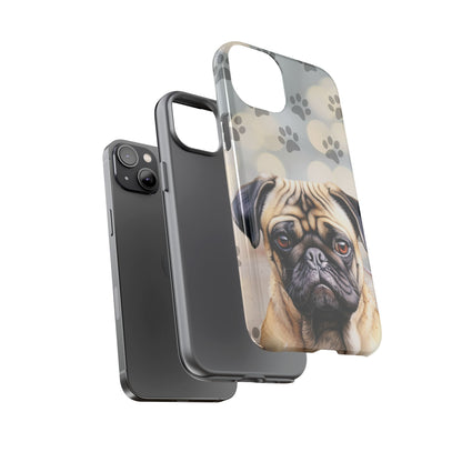 Pug Phone Case by Tough Cases (Apple iPhone, Samsung Galaxy, and Google Pixel)