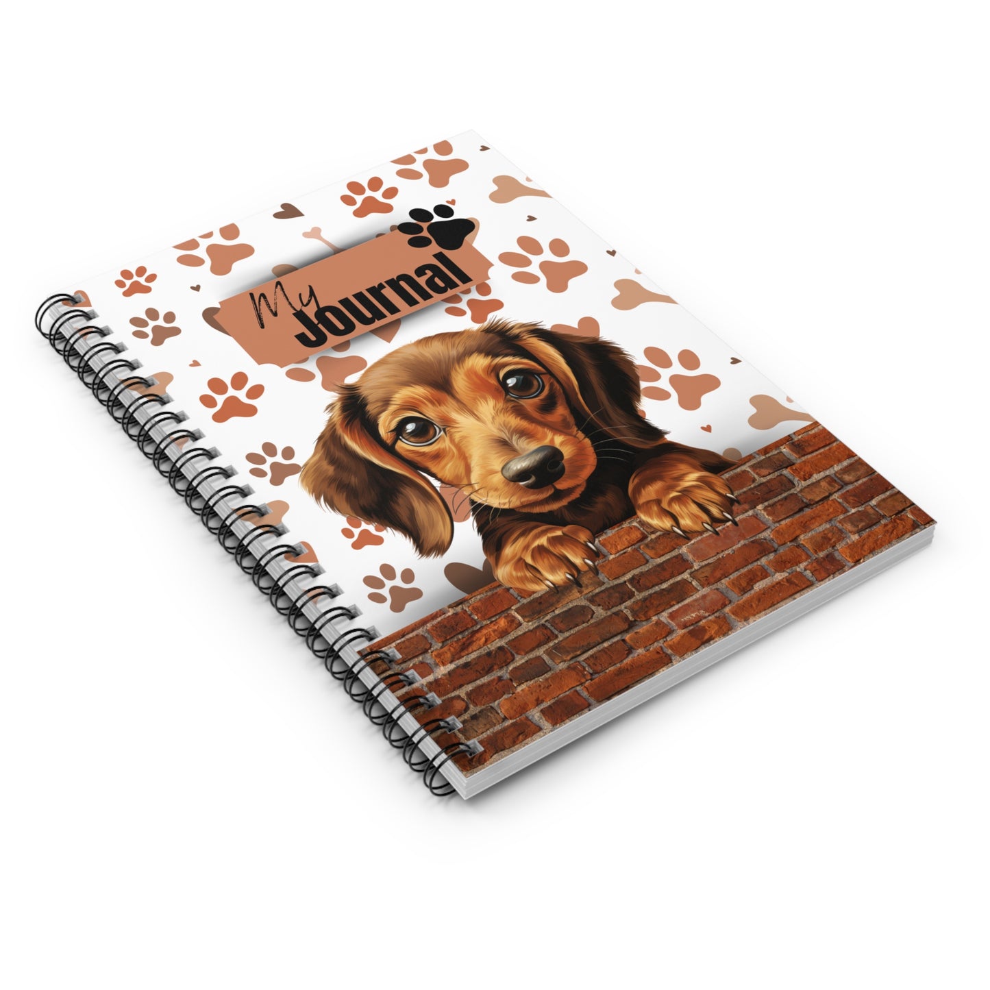Dachshund Spiral Notebook - Ruled Line