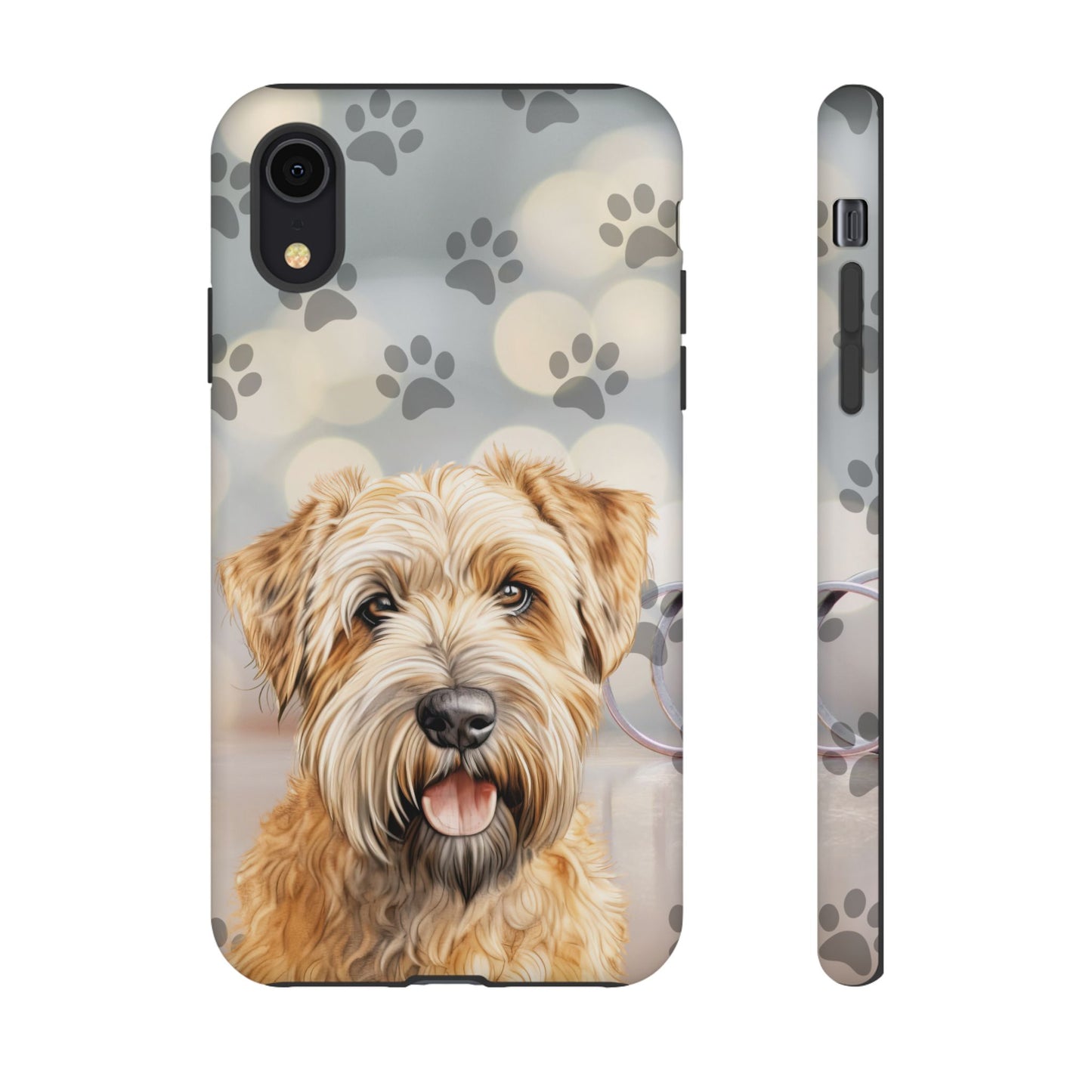 Self-Coated Wheaten Terrier by Tough Cases (Apple iPhone, Samsung Galaxy, and Google Pixel)