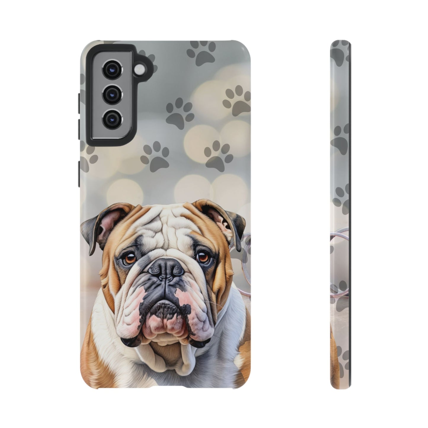 Bull Dog Phone Case by Tough Cases (Apple iPhone, Samsung Galaxy, and Google Pixel)