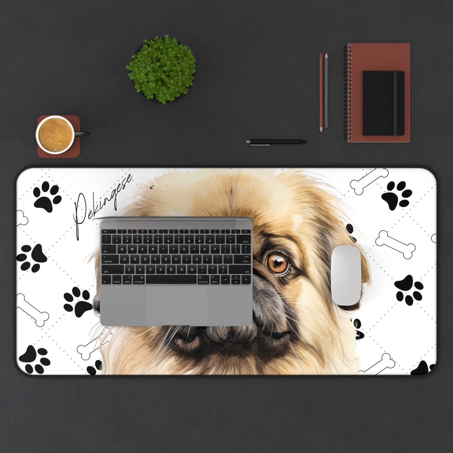Pekingese Desk Mat
