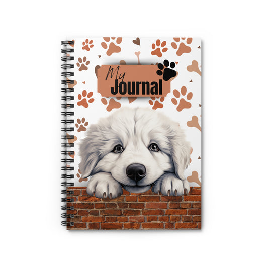 Great Pyrenees Spiral Notebook - Ruled Line