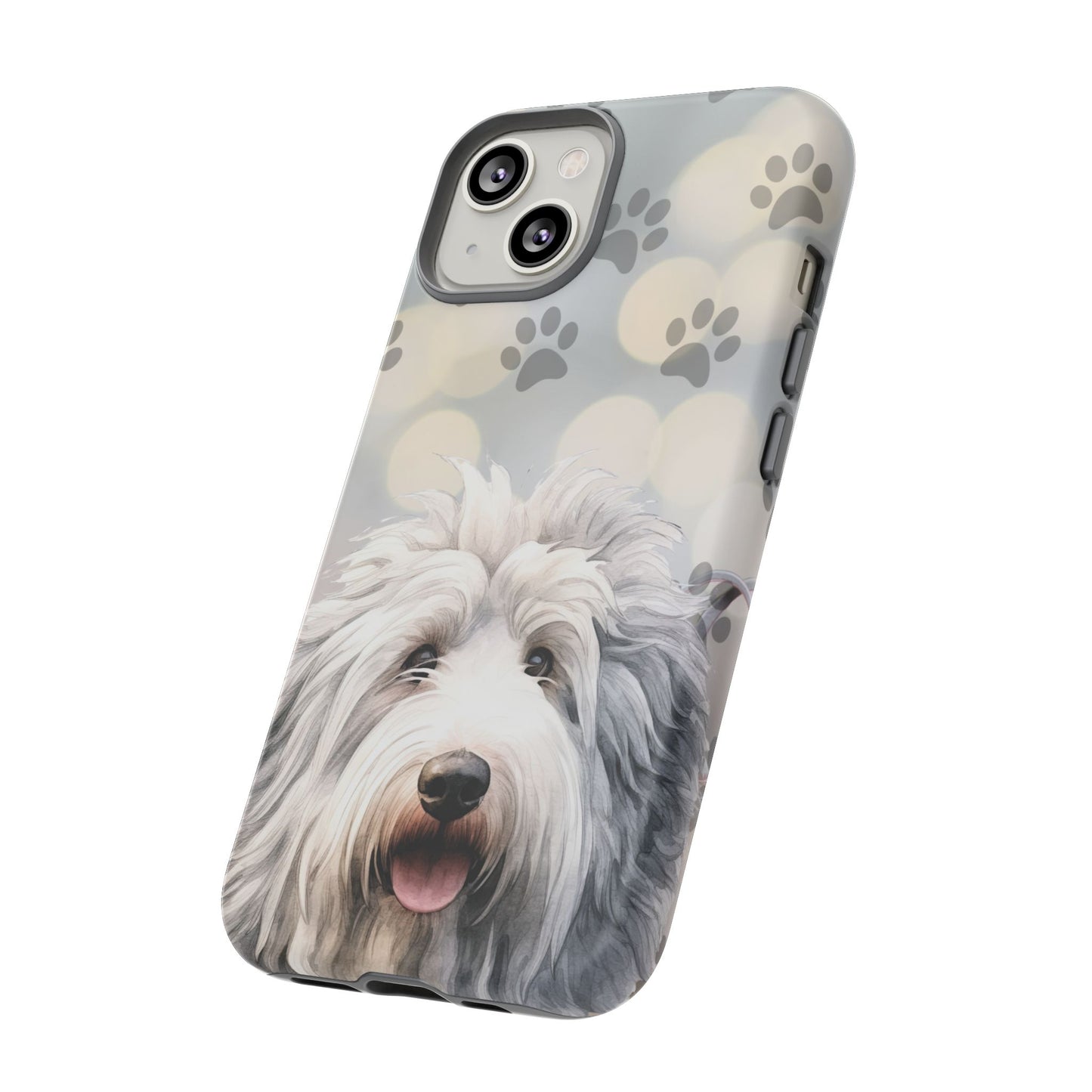 Old English Sheepdog by Tough Cases (Apple iPhone, Samsung Galaxy, and Google Pixel devices)