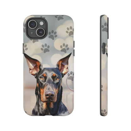 Doberman Phone Case by Tough Cases (Apple iPhone, Samsung Galaxy, and Google Pixel)
