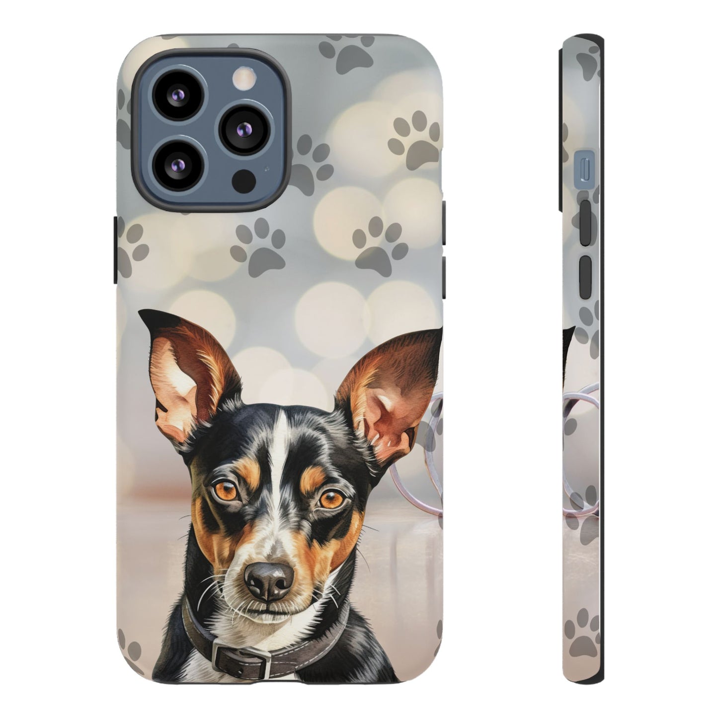 Rat Terrier by Tough Cases a (Apple iPhone, Samsung Galaxy, and Google Pixel)