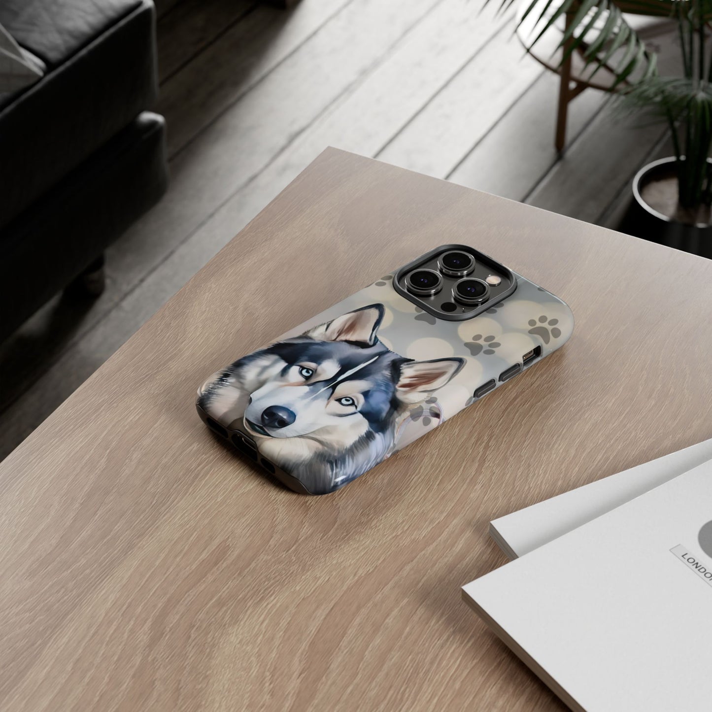 Siberian Husky Phone Cases by Tough Cases (Apple iPhone, Samsung Galaxy, and Google Pixel)