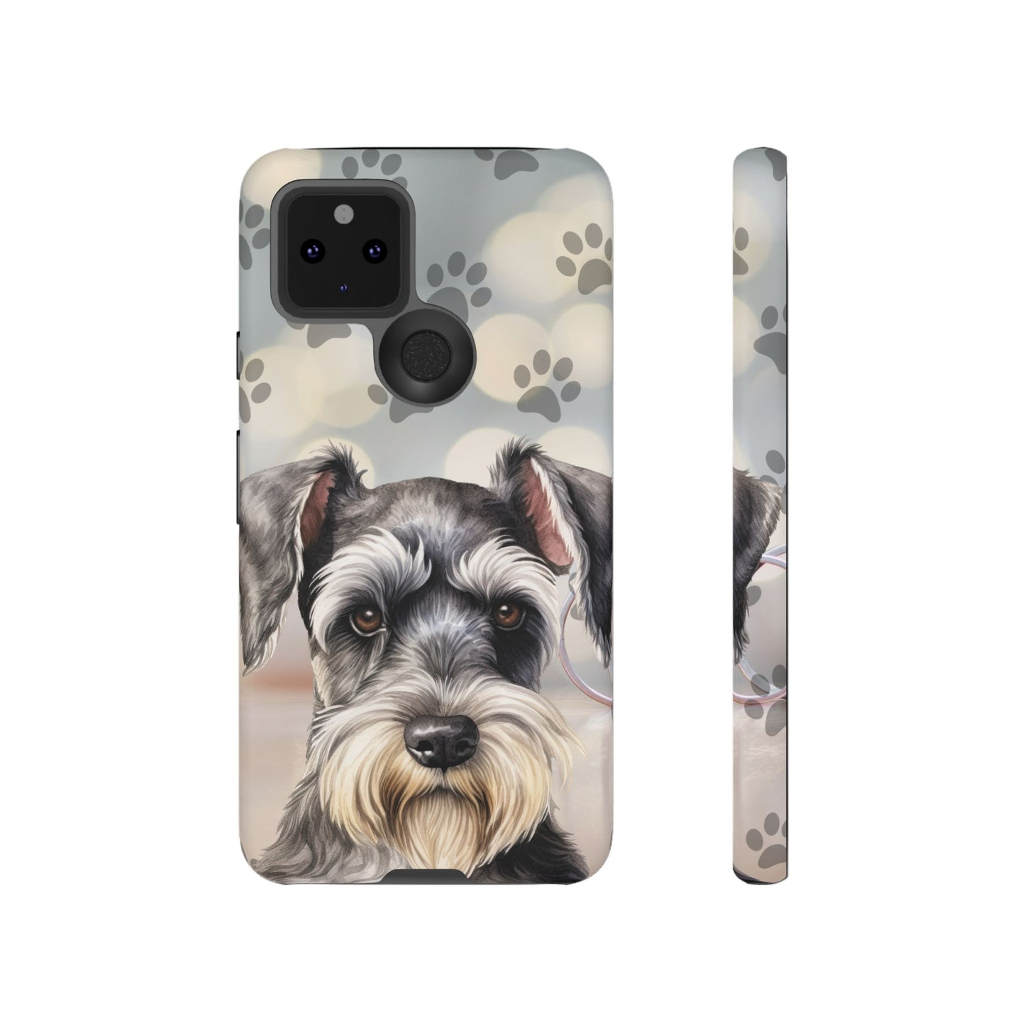 Miniature Schnauzer by Tough Cases (Apple iPhone, Samsung Galaxy, and Google Pixel)
