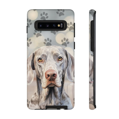 Weimaraner Phone Case by Tough Cases (Apple iPhone, Samsung Galaxy, and Google Pixel)