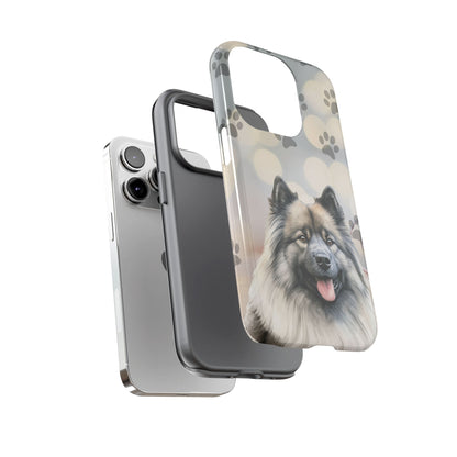 Keeshond Phone Case by Tough Cases ( Apple iPhone, Samsung Galaxy, and Google Pixel)