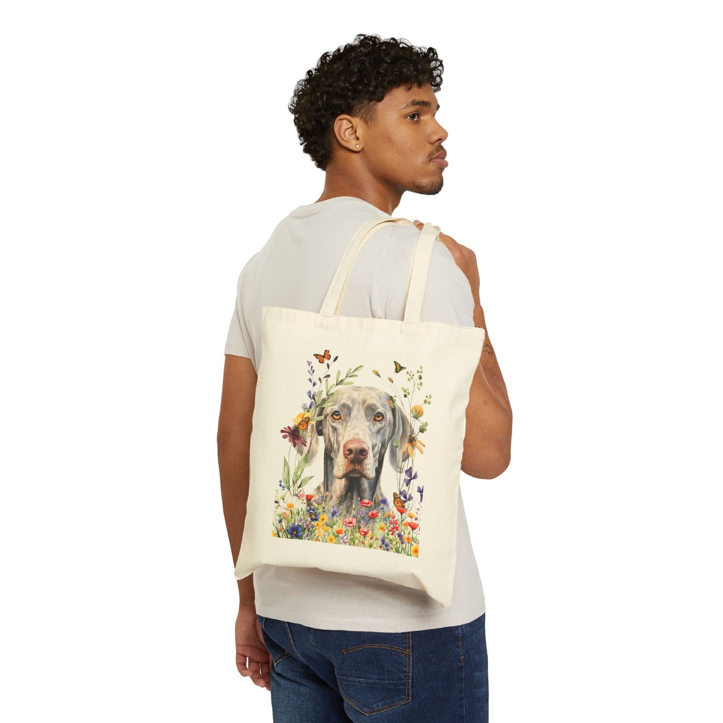 Weimaraner Canvas Tote Bag