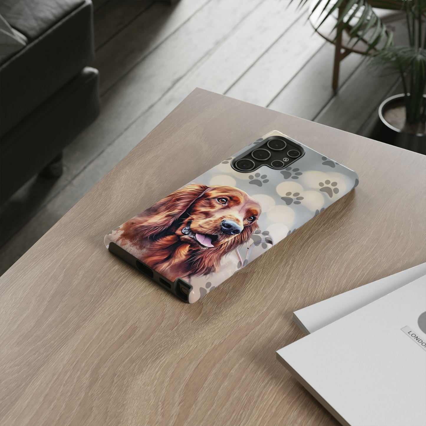 Irish Setter Phone Case by Tough Cases (Apple iPhone, Samsung Galaxy, and Google Pixel)
