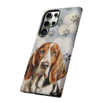 Basset Hound Phone Case by Tough Cases (Apple iPhone, Samsung Galaxy, and Google Pixel)
