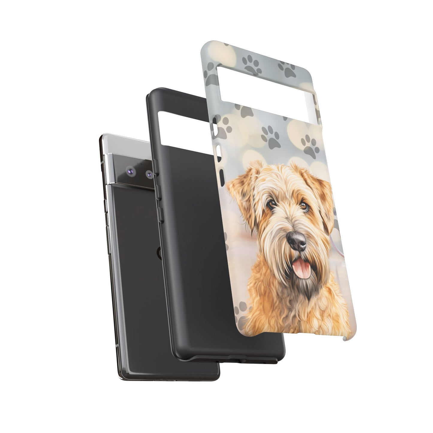 Self-Coated Wheaten Terrier by Tough Cases (Apple iPhone, Samsung Galaxy, and Google Pixel)