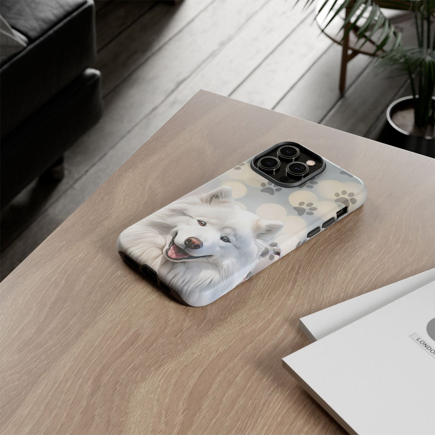 Samoyed Phone Case by Tough Cases (Apple iPhone, Samsung Galaxy, and Google Pixel)