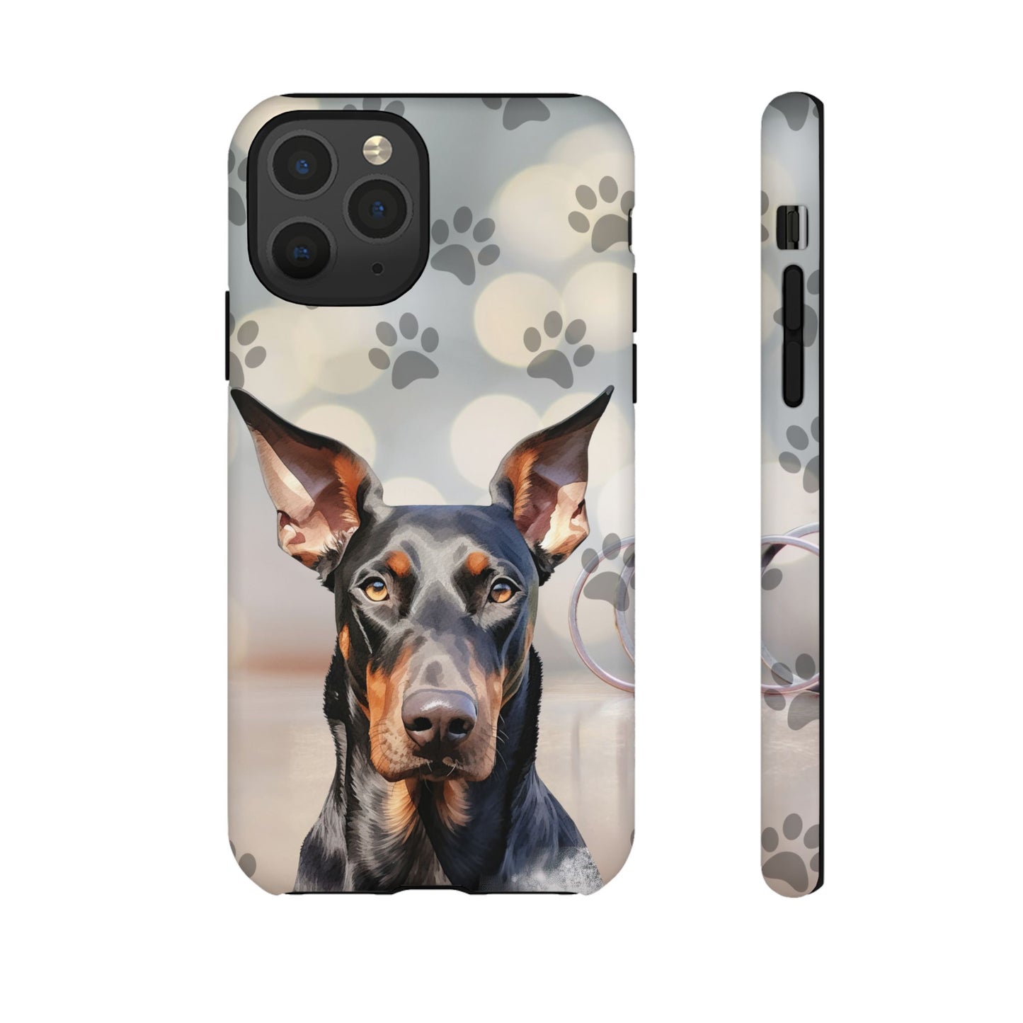 Doberman Phone Case by Tough Cases (Apple iPhone, Samsung Galaxy, and Google Pixel)