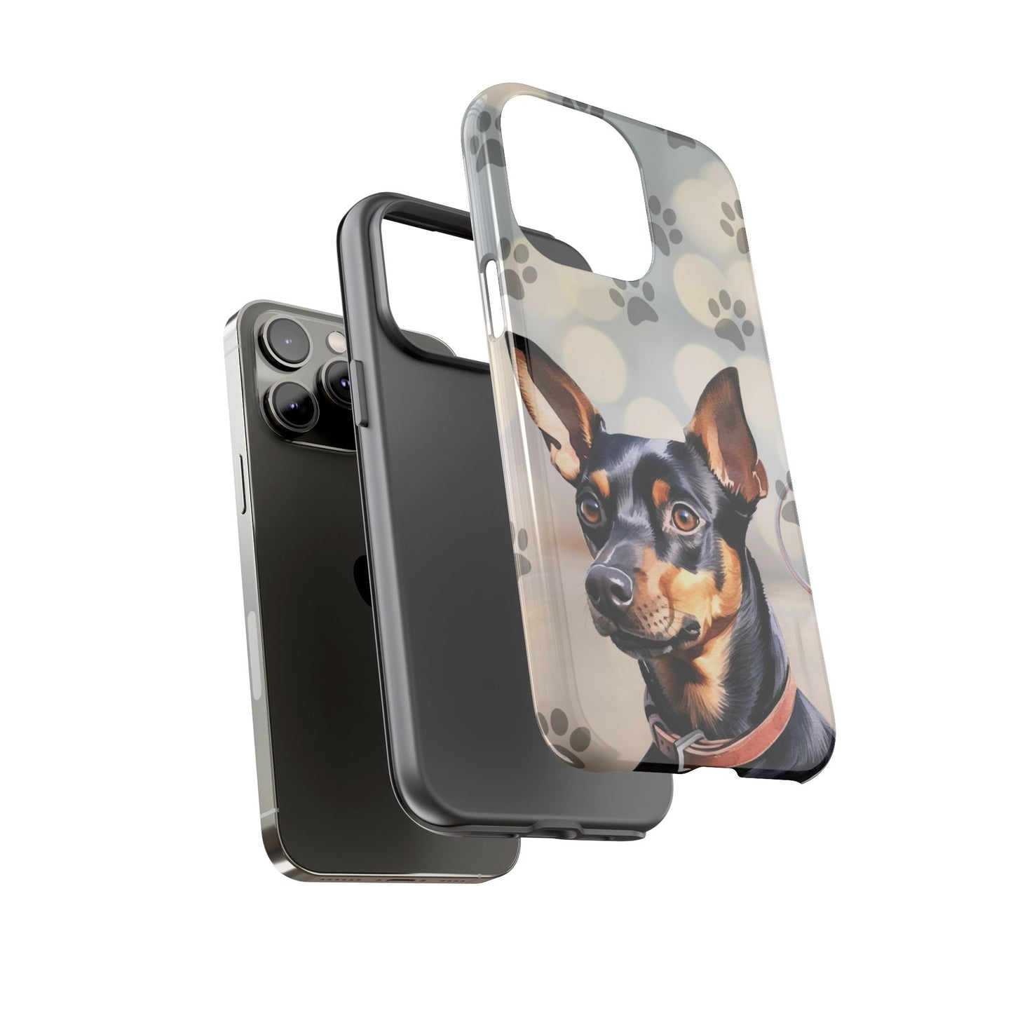 Miniature Pinscher by Tough Cases (Apple iPhone, Samsung Galaxy, and Google Pixel)