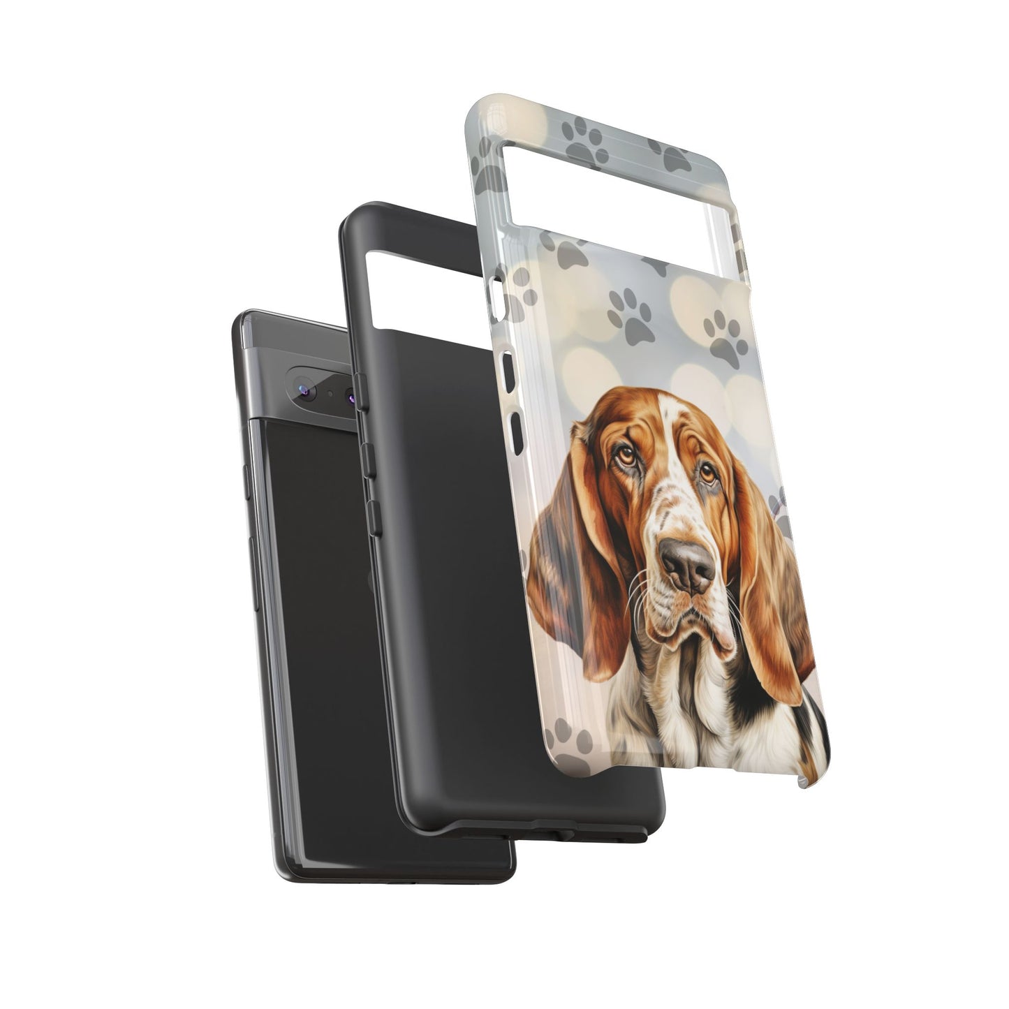 Basset Hound Phone Case by Tough Cases (Apple iPhone, Samsung Galaxy, and Google Pixel)