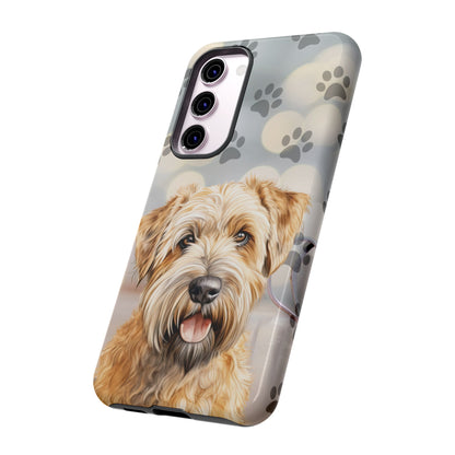 Self-Coated Wheaten Terrier by Tough Cases (Apple iPhone, Samsung Galaxy, and Google Pixel)