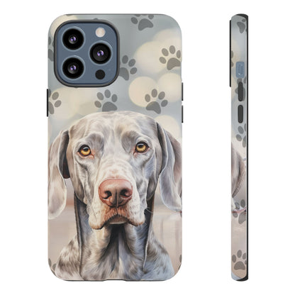 Weimaraner Phone Case by Tough Cases (Apple iPhone, Samsung Galaxy, and Google Pixel)
