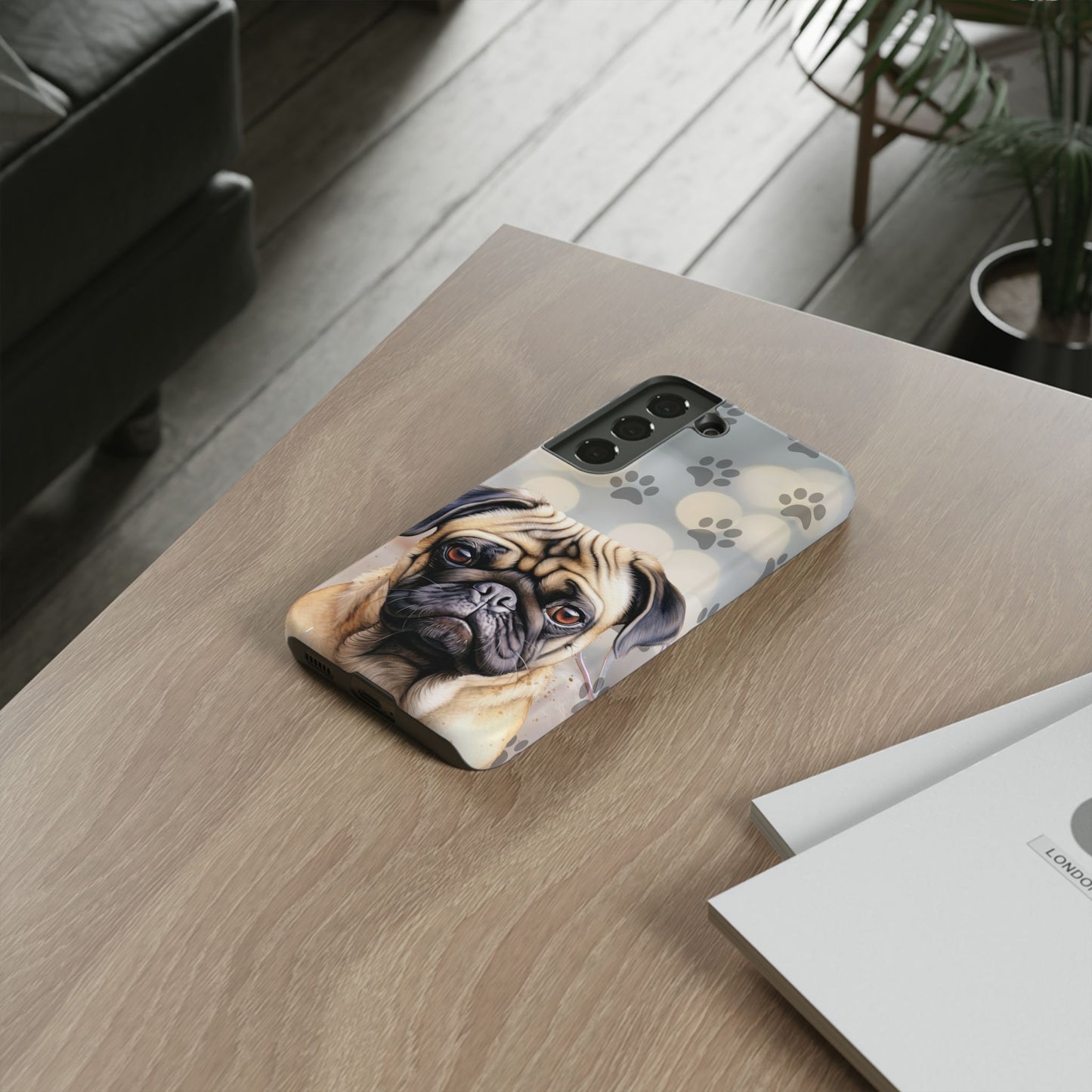 Pug Phone Case by Tough Cases (Apple iPhone, Samsung Galaxy, and Google Pixel)