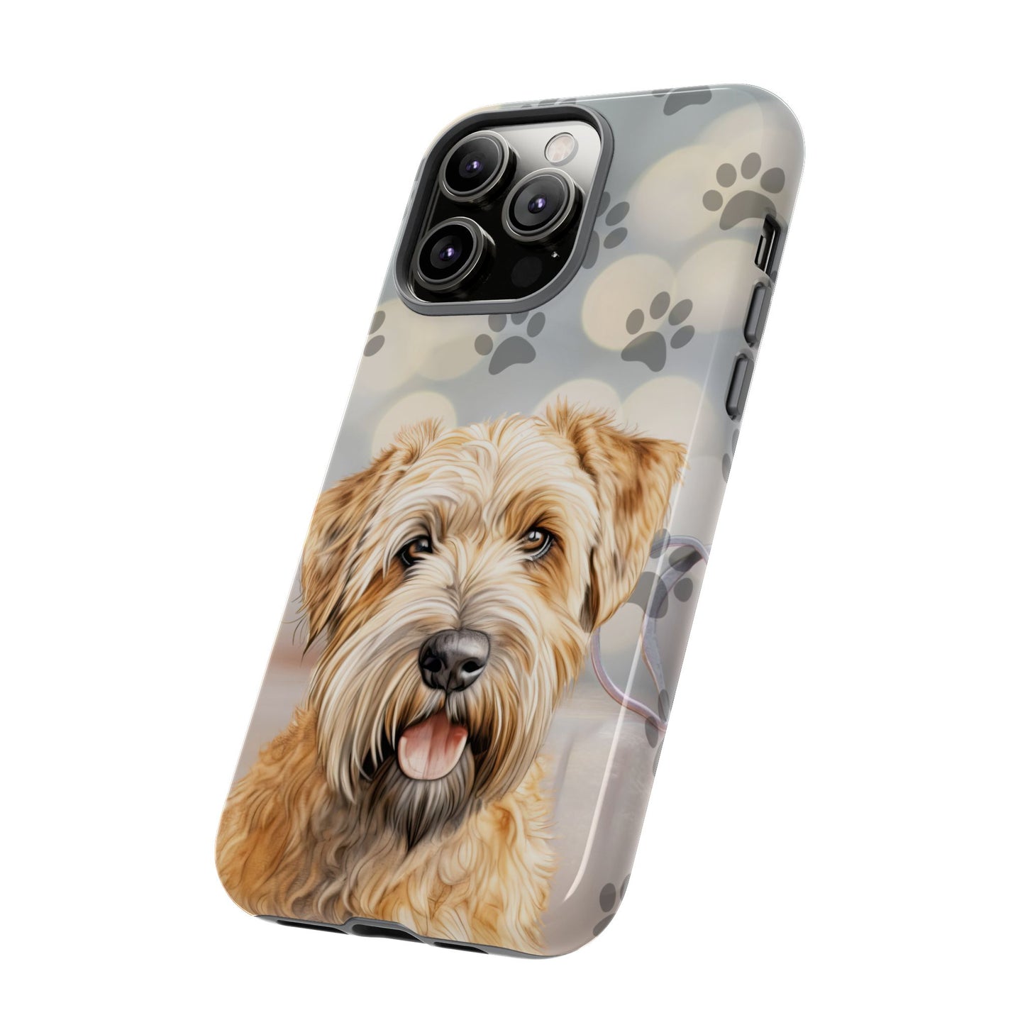 Self-Coated Wheaten Terrier by Tough Cases (Apple iPhone, Samsung Galaxy, and Google Pixel)