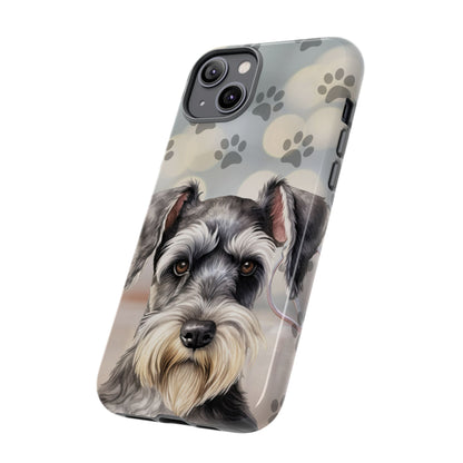 Miniature Schnauzer by Tough Cases (Apple iPhone, Samsung Galaxy, and Google Pixel)