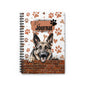 German Shepherd Spiral Notebook - Ruled Line