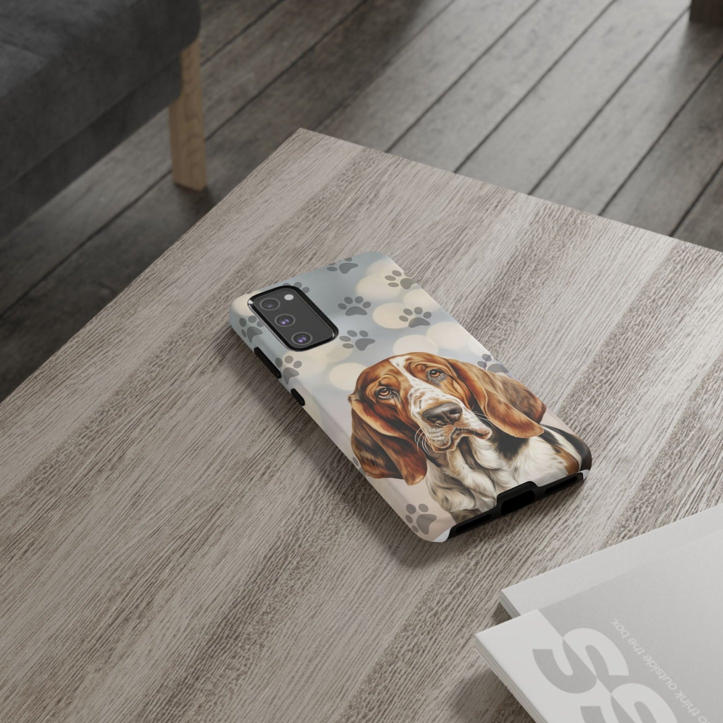 Basset Hound Phone Case by Tough Cases (Apple iPhone, Samsung Galaxy, and Google Pixel)