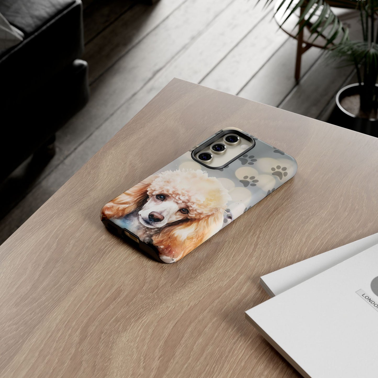Poodle Phone Case by Tough Cases (Apple iPhone, Samsung Galaxy, and Google Pixel )